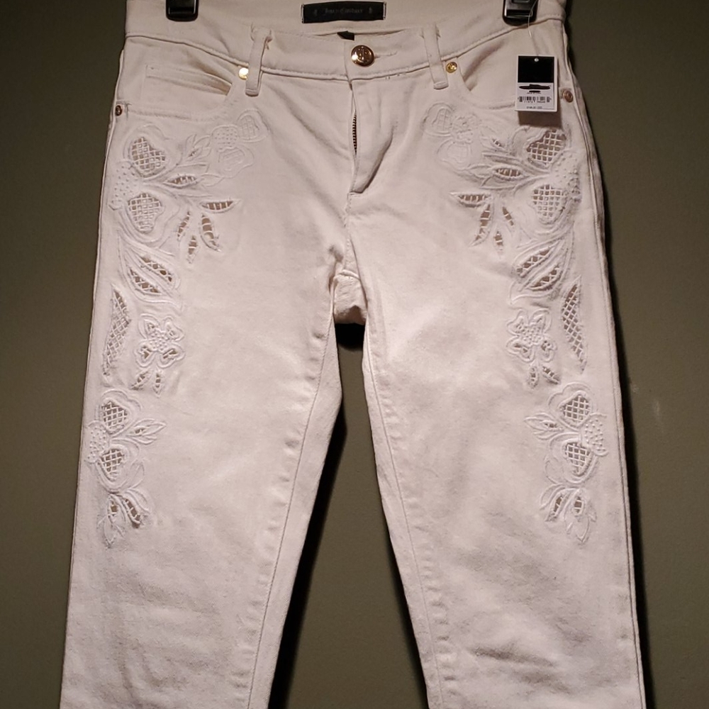 NWT Juicy Couture Black Label White Jean